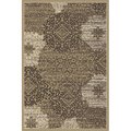 Radici Usa Inc Radici 3471-0011-BEIGE Pisa Rectangular Beige Contemporary Turkey Area Rug; 5 ft. 3 in. W x 7 ft. 3 in. H 3471/0011/BEIGE